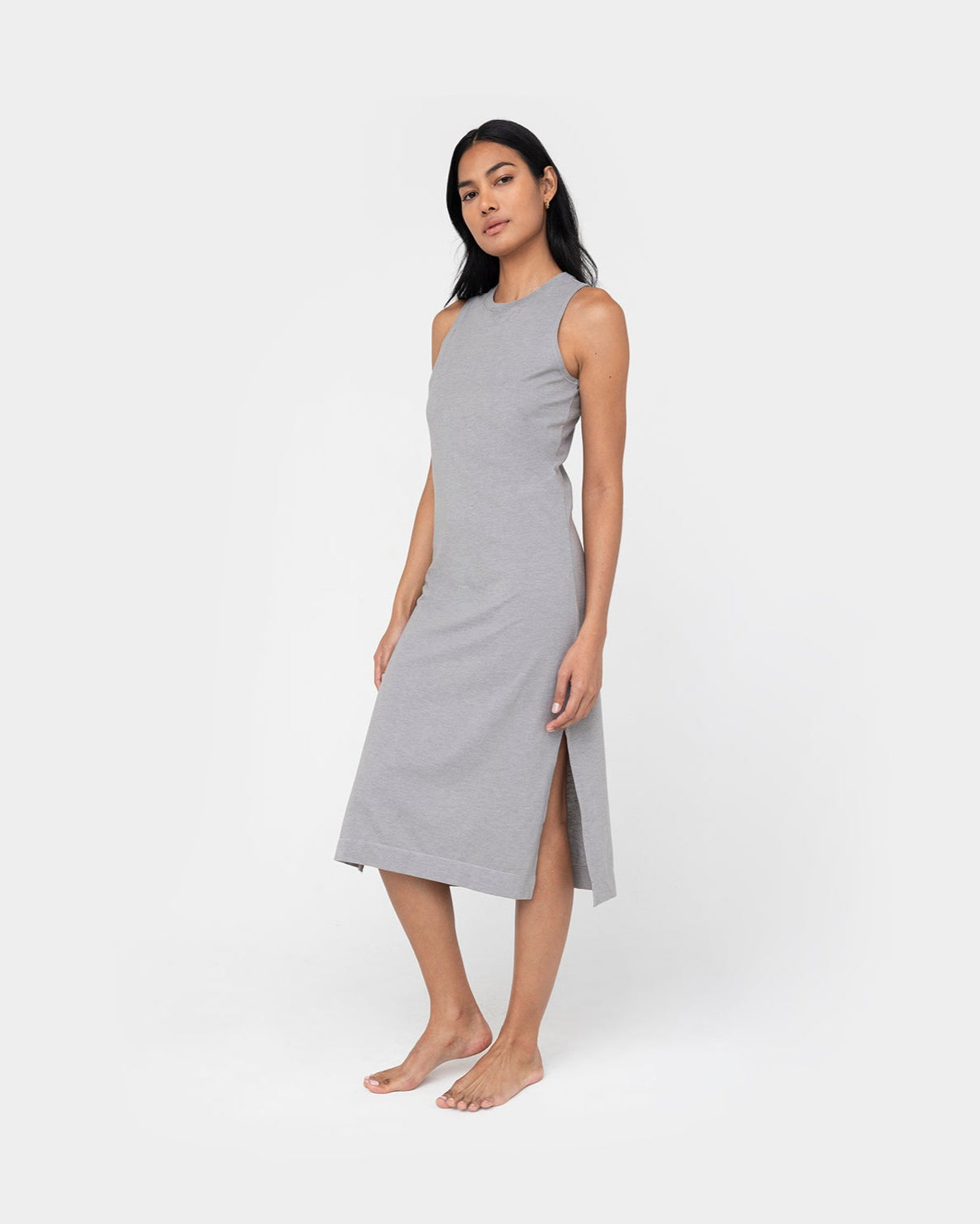 Relaxed Midi Muscle Dress