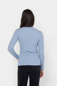 Rib Long Sleeve Crew