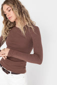 Rib Long Sleeve Crew