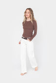 Rib Long Sleeve Crew