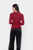 Rib Long Sleeve Crew