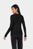 Rib Long Sleeve Crew