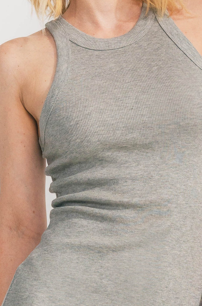 Gray tank top dress best sale