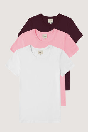 Fitted Crew Neck T-Shirt Bundle (Allure)