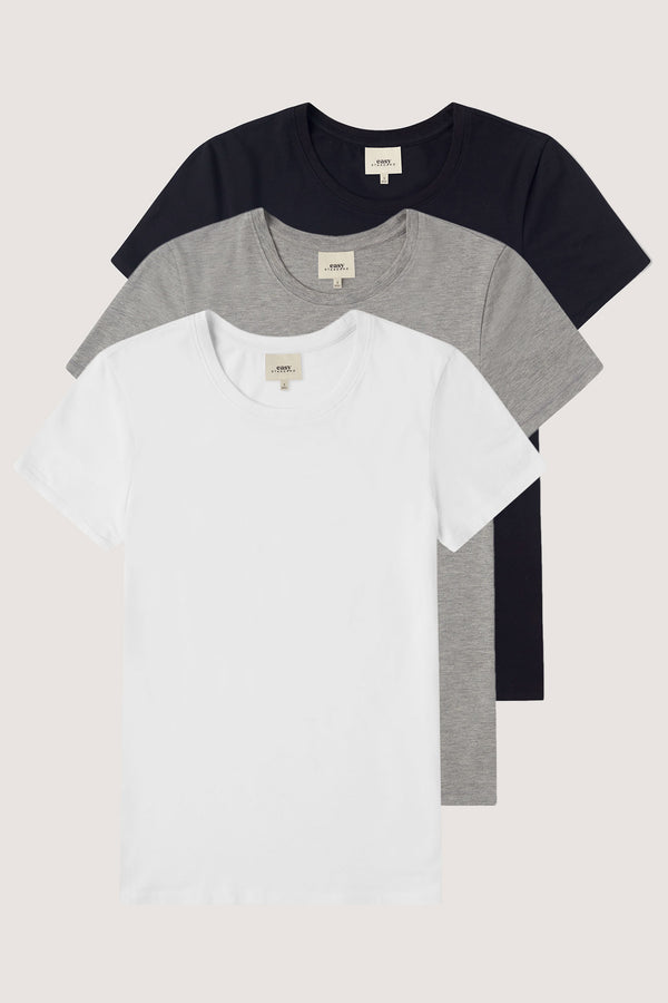 Fitted Crew Neck T-Shirt Bundle (Core)