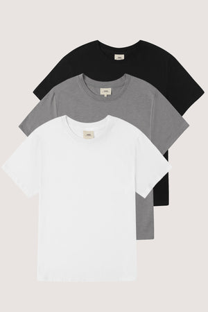 Relaxed Crew Neck T-shirt Bundle (Core)