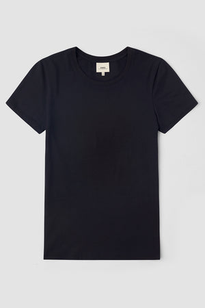 Fitted Crew Neck T-Shirt (Jet Black)