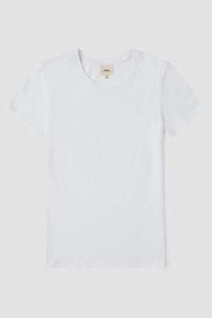 Fitted Crew Neck T-Shirt (Brilliant White)