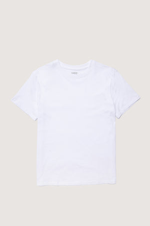 Relaxed Crew Neck T-Shirt (Brilliant White)